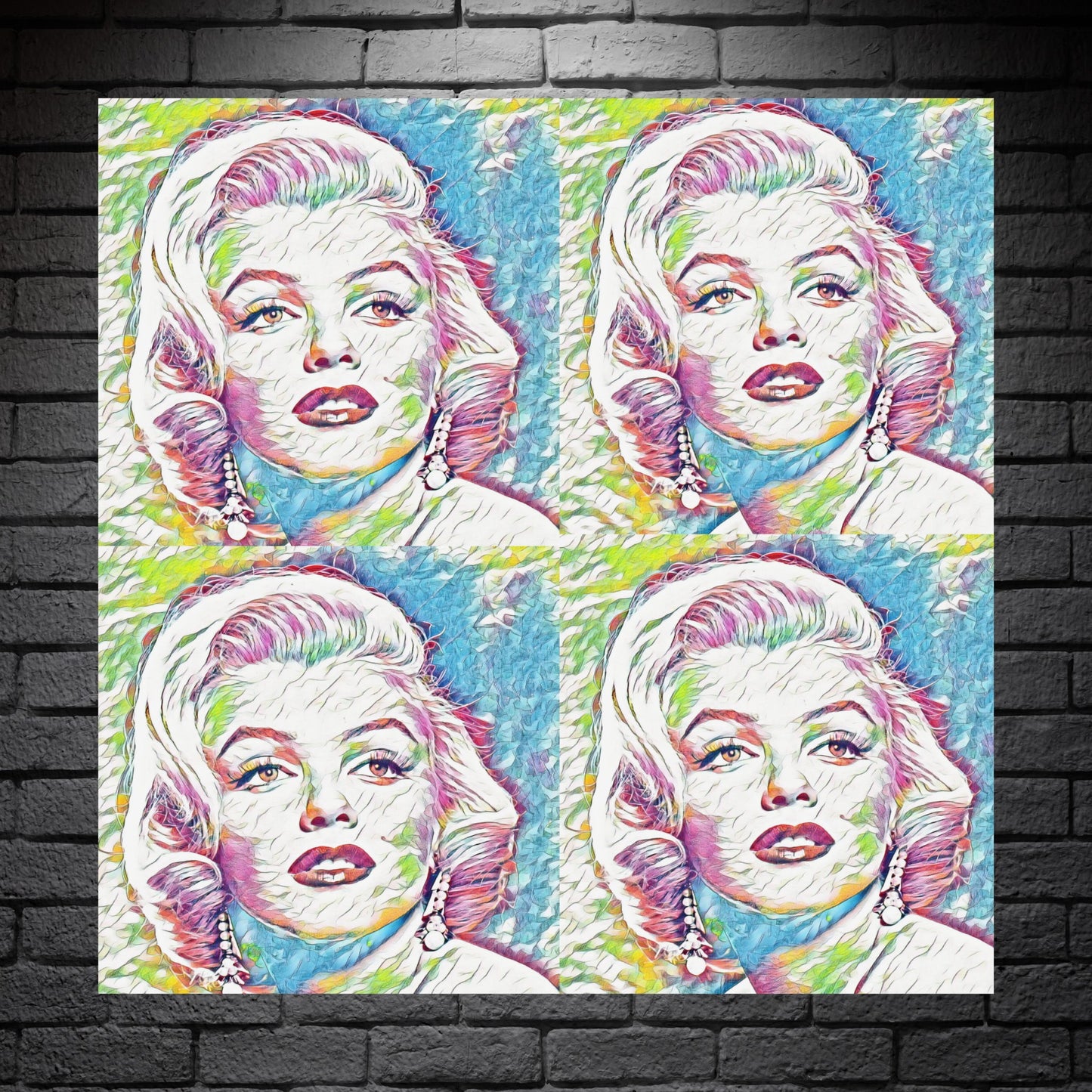Pop Art Marilyn Monroe Poster - Vibrant and Iconic Wall Decor