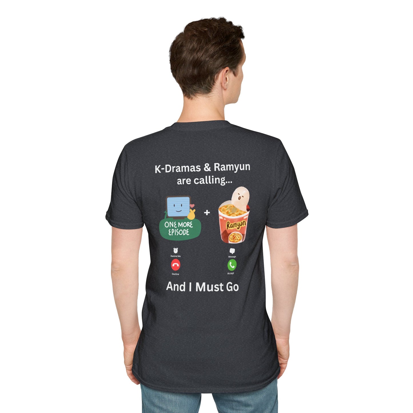 K-Dramas and Ramyun are Calling T-Shirt – Fun South Korean Culture Tee | S-5XL