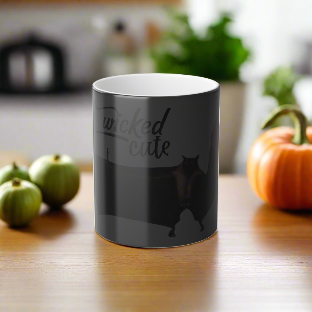 Wicked Cute Heat-Activated Magic Color Morphing Mug, 11oz