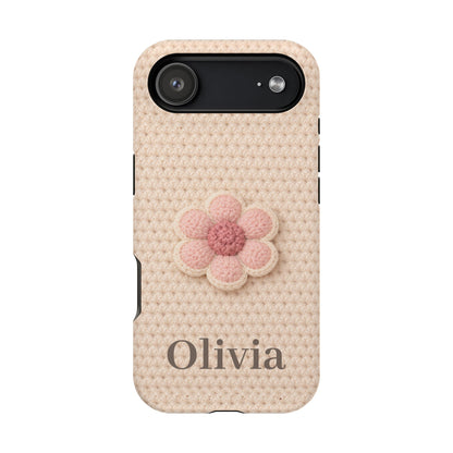Soft Life Crochet iPhone Case | Personalized