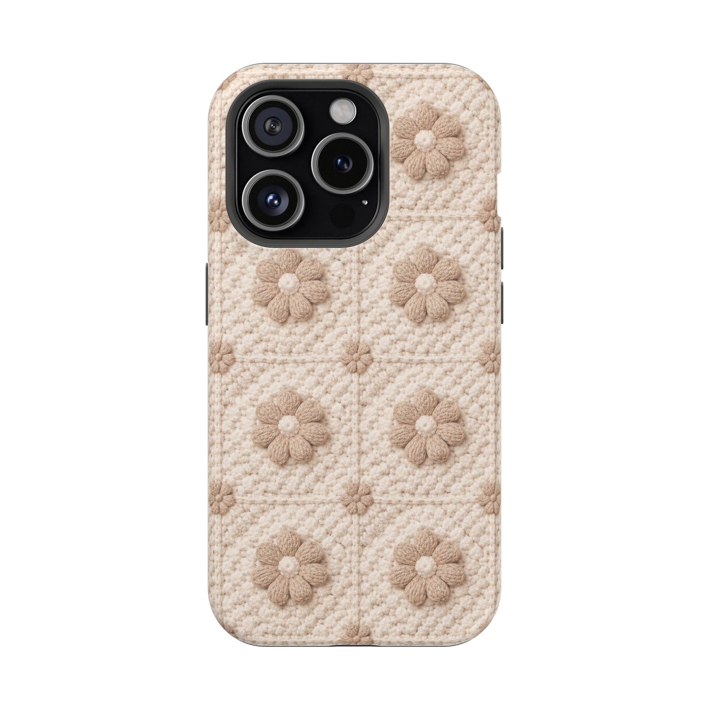 Soft Life Crochet iPhone Case | Diamond Pattern