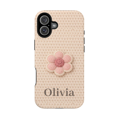 Soft Life Crochet iPhone Case | Personalized