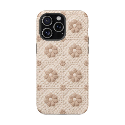 Soft Life Crochet iPhone Case | Diamond Pattern