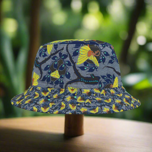 Art Nouveau Butterfly Bucket Hat – E. A. Séguy Inspired Unisex Hat