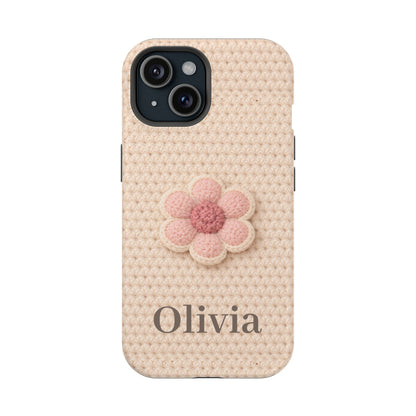 Soft Life Crochet iPhone Case | Personalized