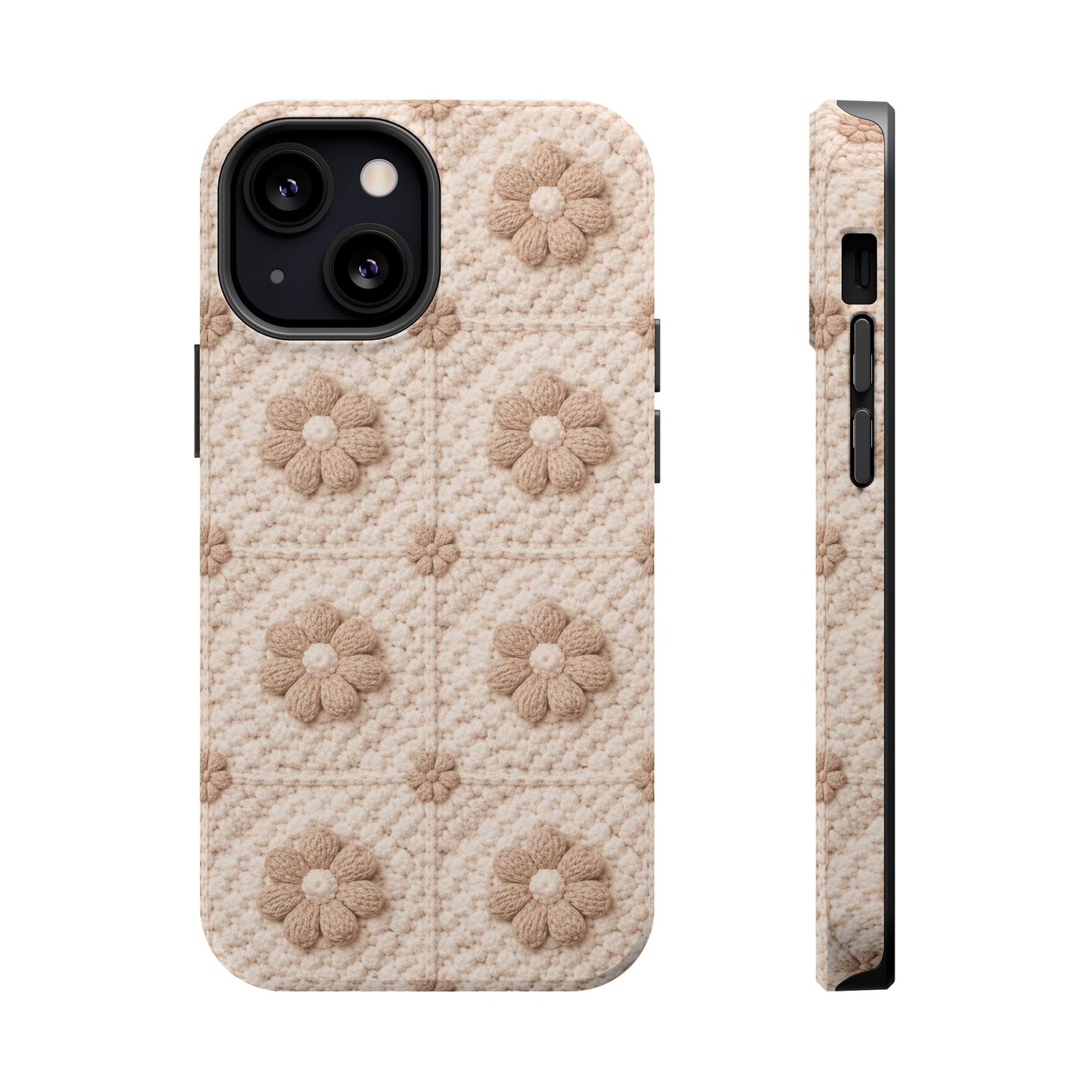 Soft Life Crochet iPhone Case | Diamond Pattern