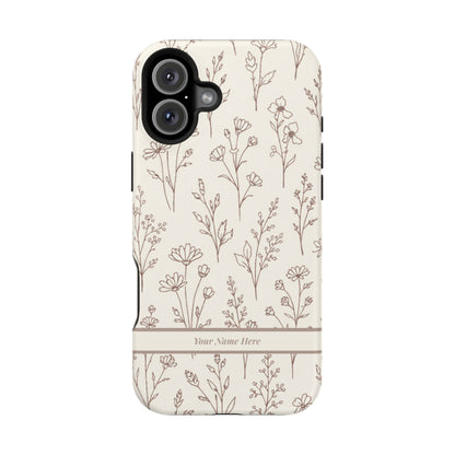 Soft Life Botanical iPhone Case | Personalized
