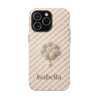 Soft Life Crochet iPhone Case | Floral Design