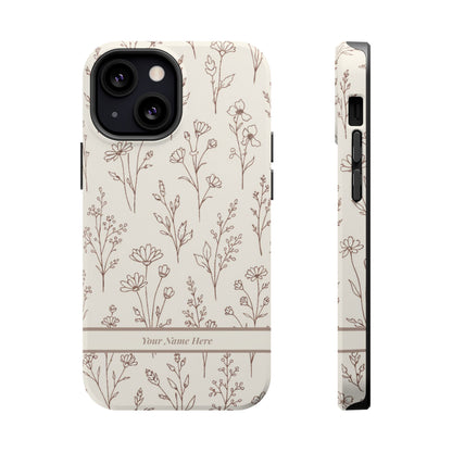 Soft Life Botanical iPhone Case | Personalized