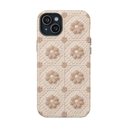Soft Life Crochet iPhone Case | Diamond Pattern