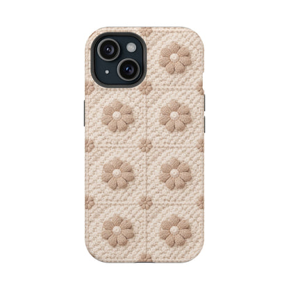 Soft Life Crochet iPhone Case | Diamond Pattern