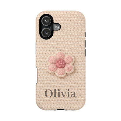 Soft Life Crochet iPhone Case | Personalized