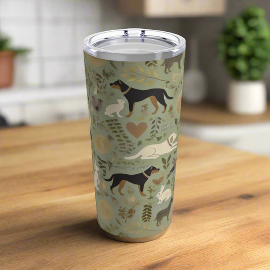 Estelle Taylor Collection 20oz Tumbler - Vintage Animal Print