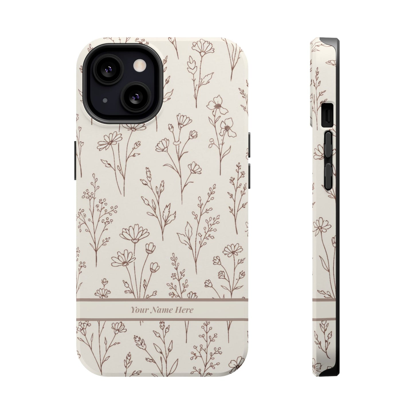 Soft Life Botanical iPhone Case | Personalized