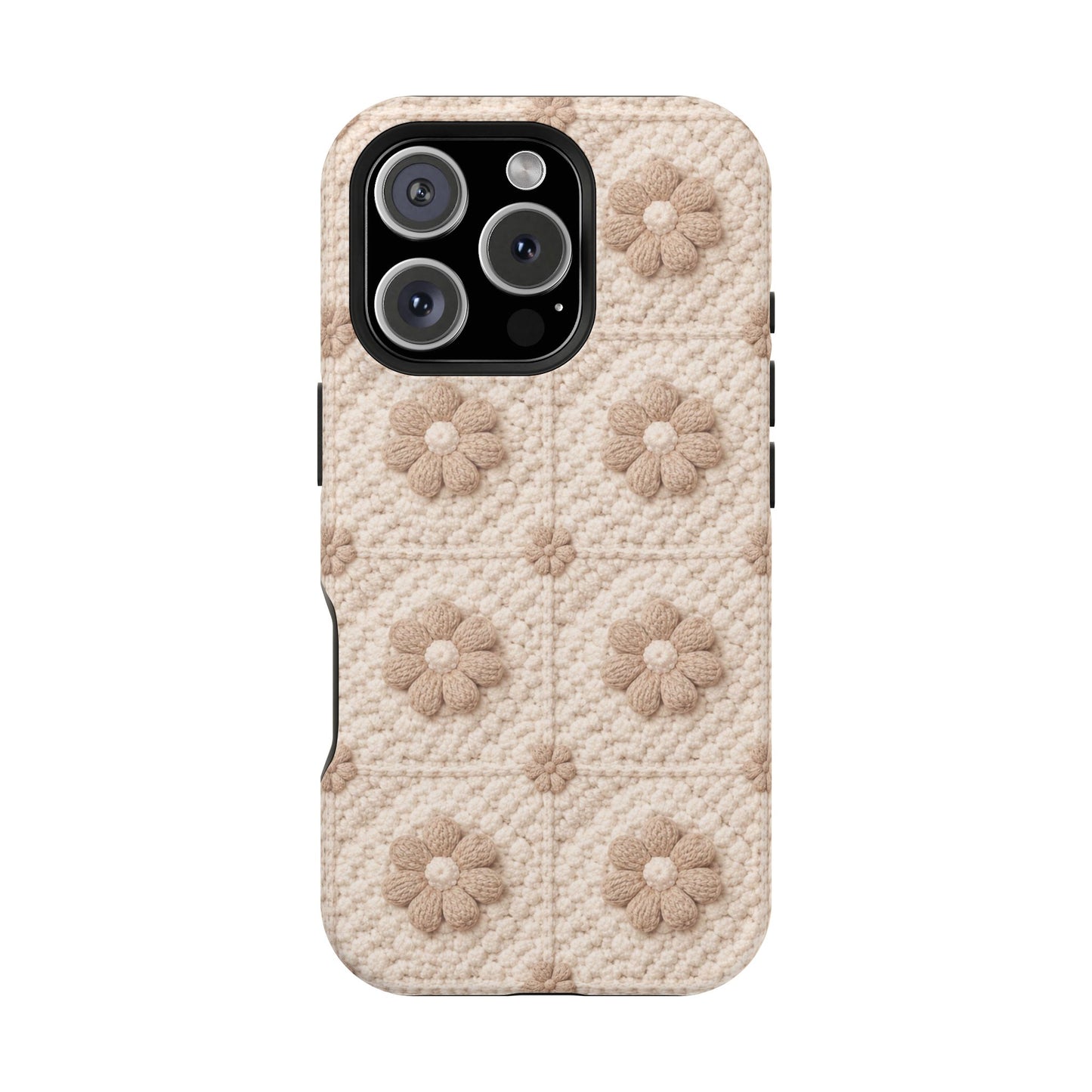 Soft Life Crochet iPhone Case | Diamond Pattern