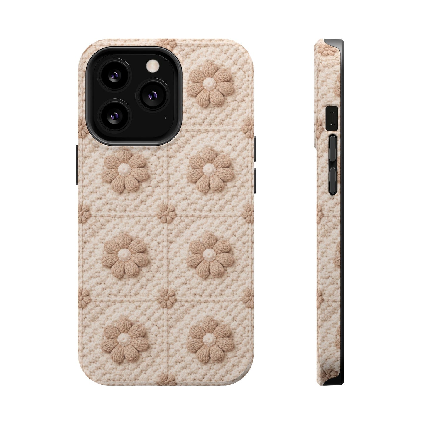 Soft Life Crochet iPhone Case | Diamond Pattern