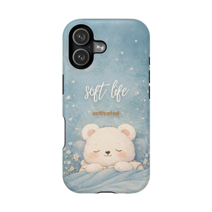 Soft Life Activated iPhone Case | Bear Design