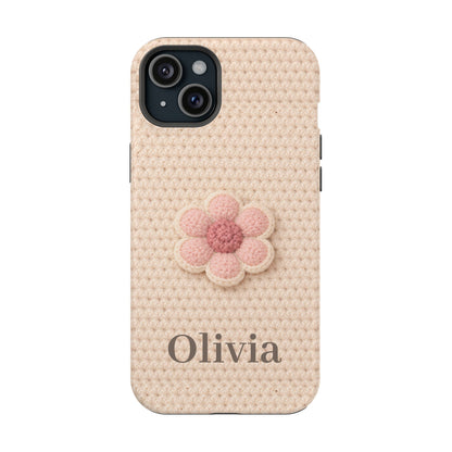 Soft Life Crochet iPhone Case | Personalized