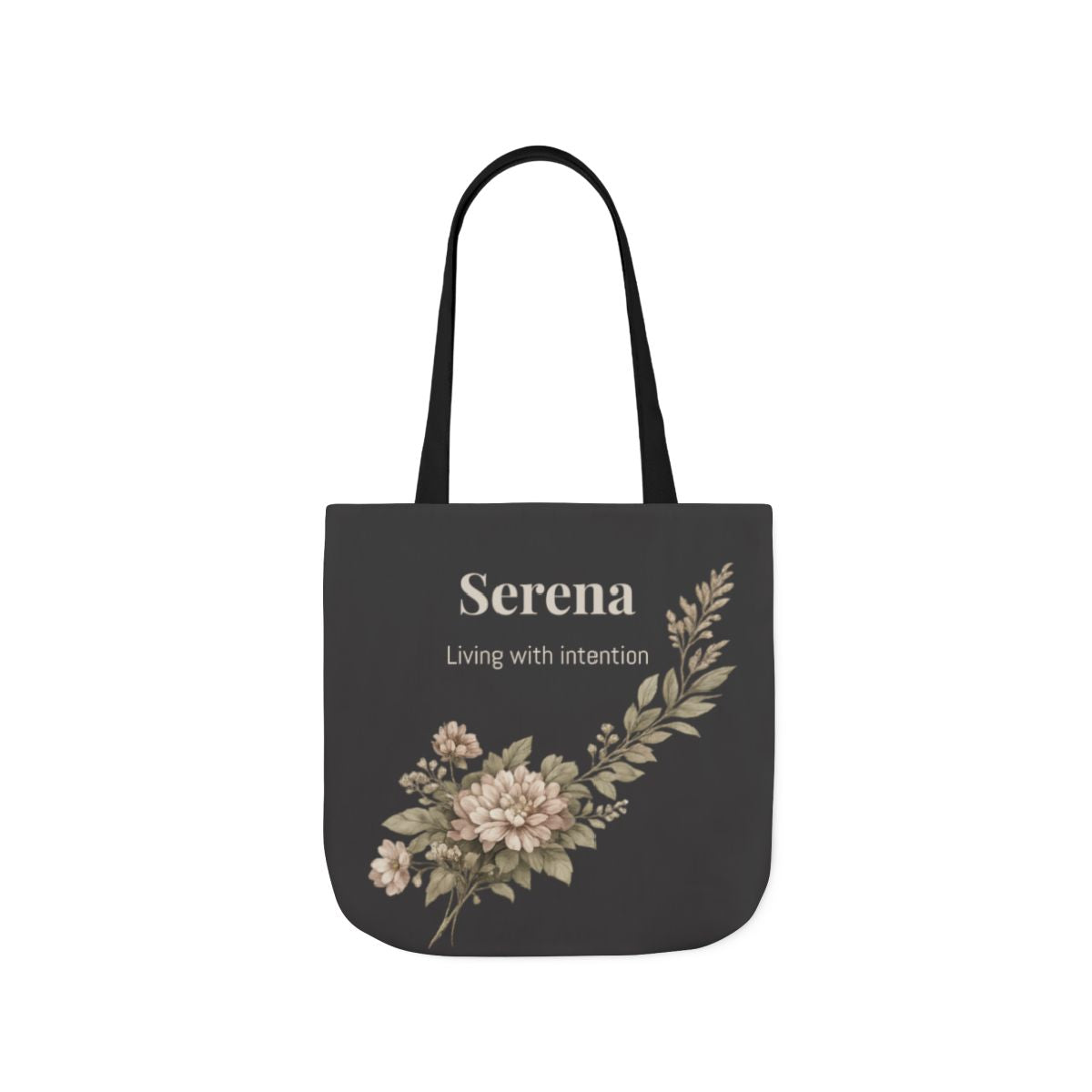 Soft Life Noir Tote | Personalized Canvas