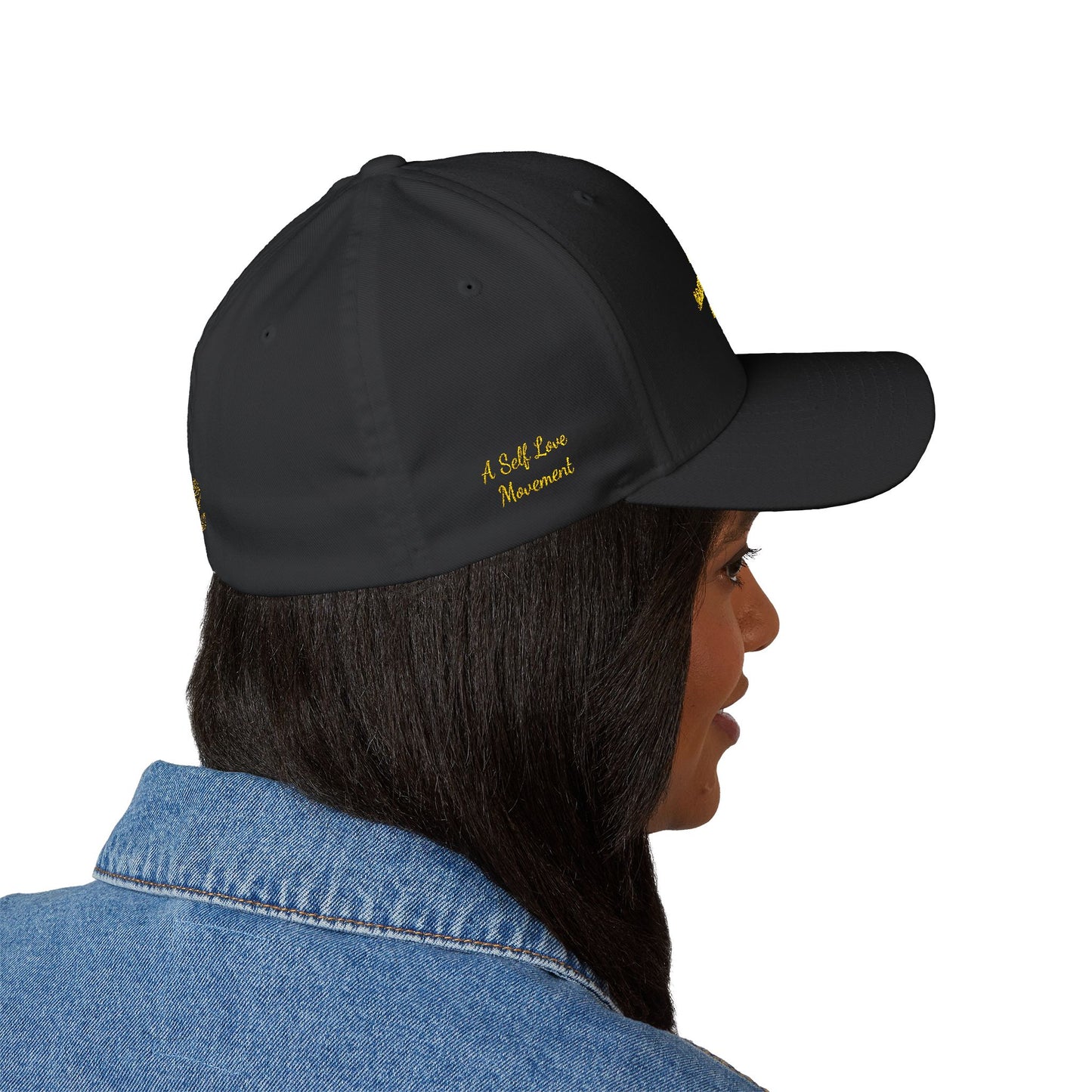Soft Life Society™ Embroidered Closed-Back Cap | Sigma Lambda Rose Hat
