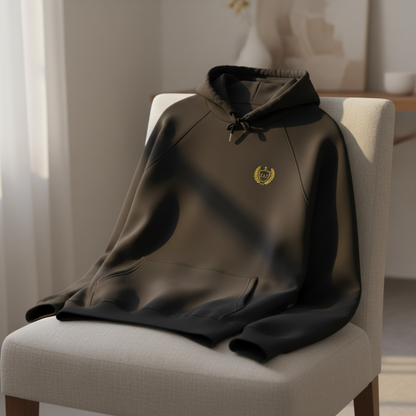 Soft Life Varsity Hoodie | Embroidered Eco Pullover