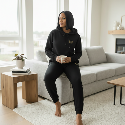 Soft Life Varsity Hoodie | Embroidered Eco Pullover