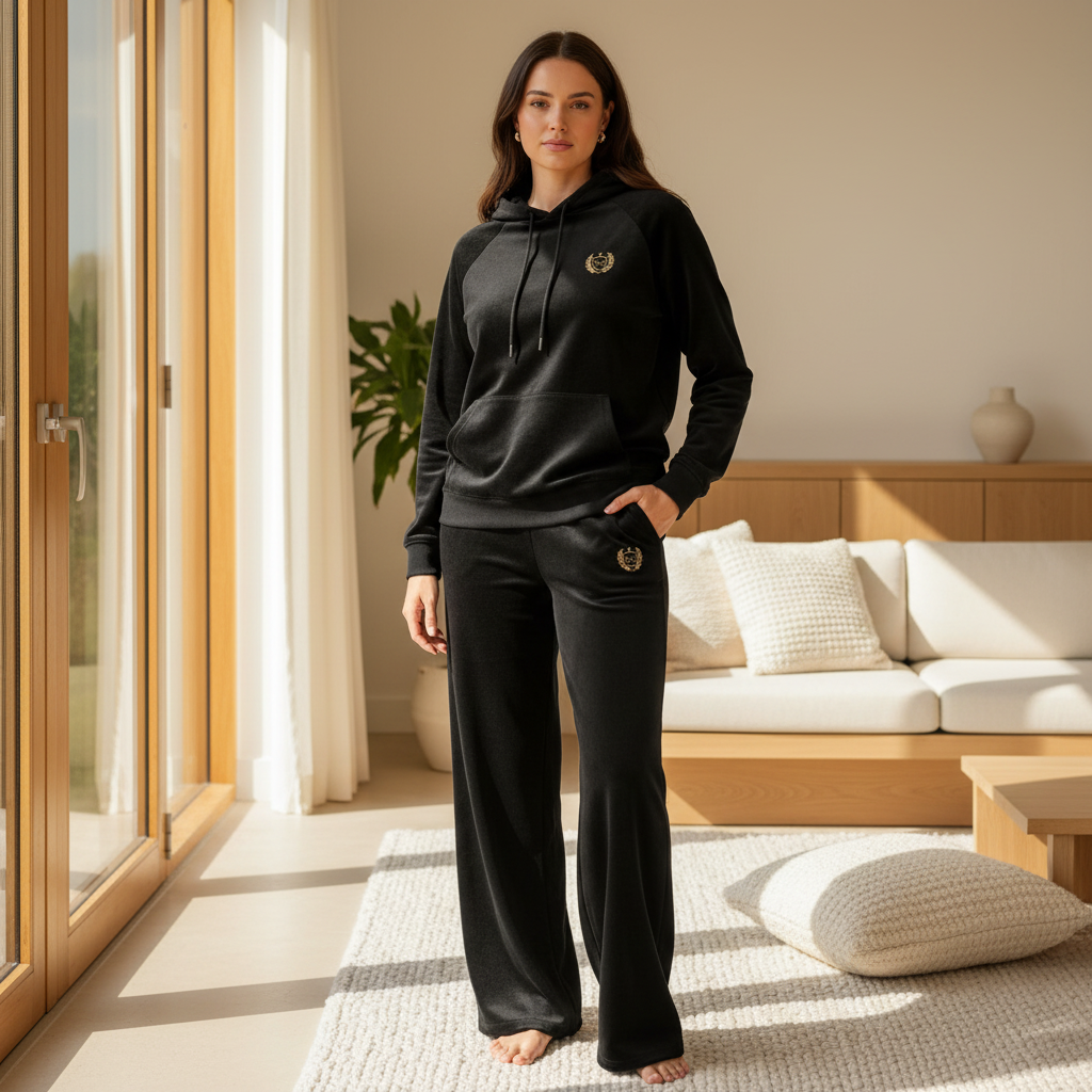 Soft Life Society™ Varsity Embroidered Eco Women’s Hoodie