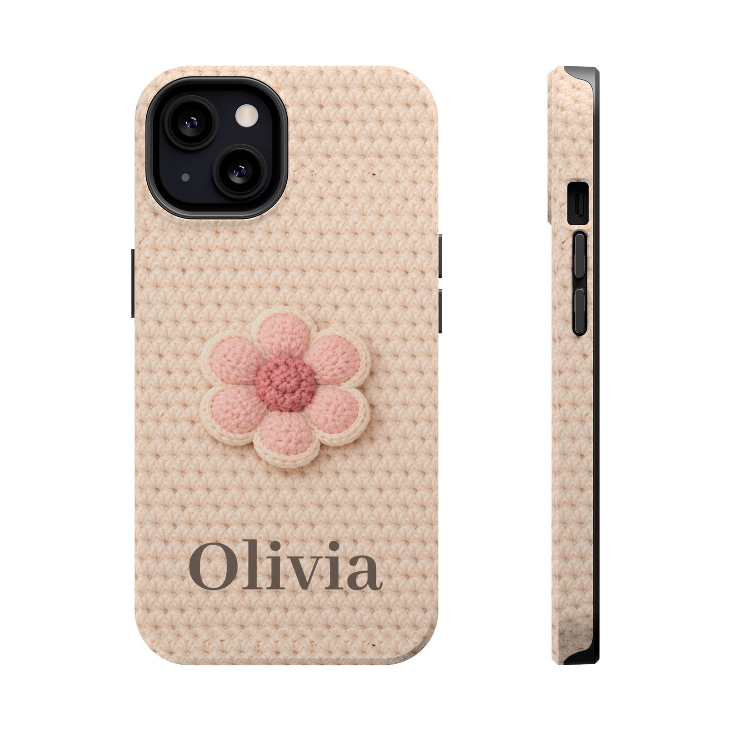 Soft Life Crochet iPhone Case | Personalized