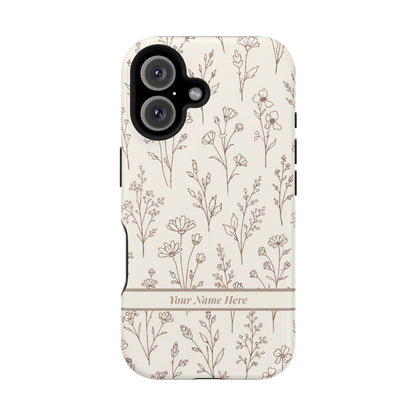 Soft Life Botanical iPhone Case | Personalized