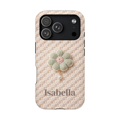 Soft Life Crochet iPhone Case | Floral Design