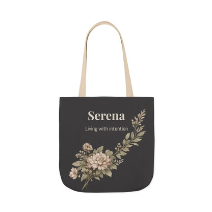 Soft Life Noir Tote | Personalized Canvas