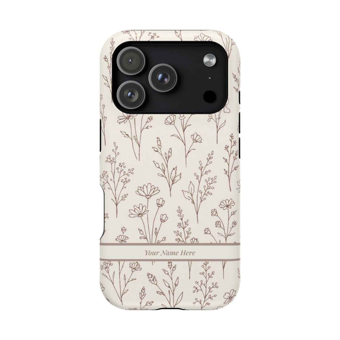 Soft Life Botanical iPhone Case | Personalized