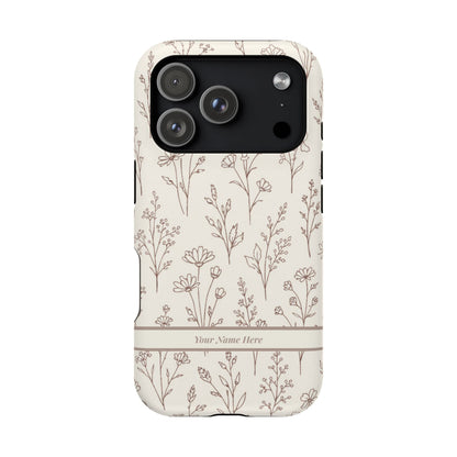 Soft Life Botanical iPhone Case | Personalized