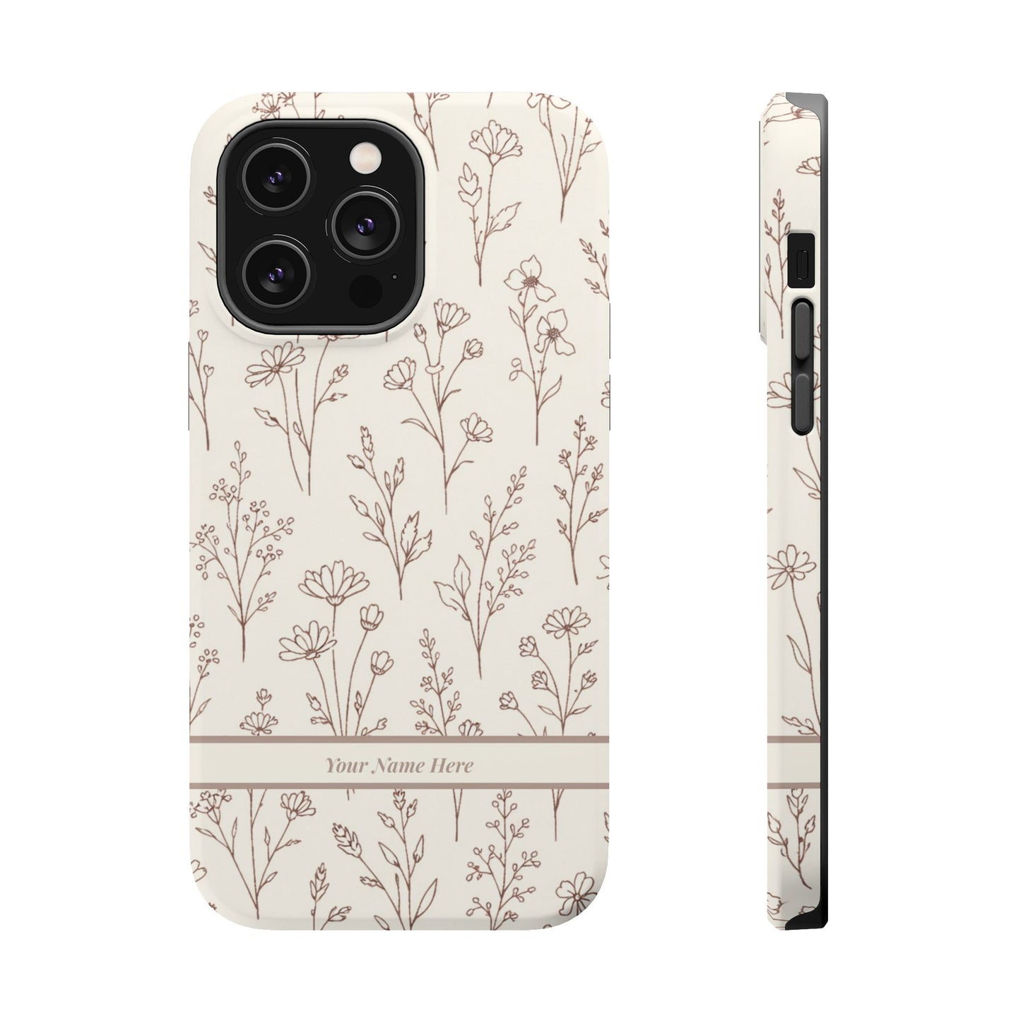 Soft Life Botanical iPhone Case | Personalized