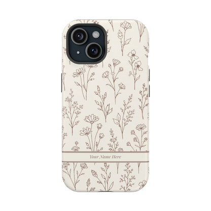 Soft Life Botanical iPhone Case | Personalized