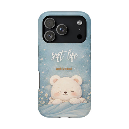 Soft Life Activated iPhone Case | Bear Design