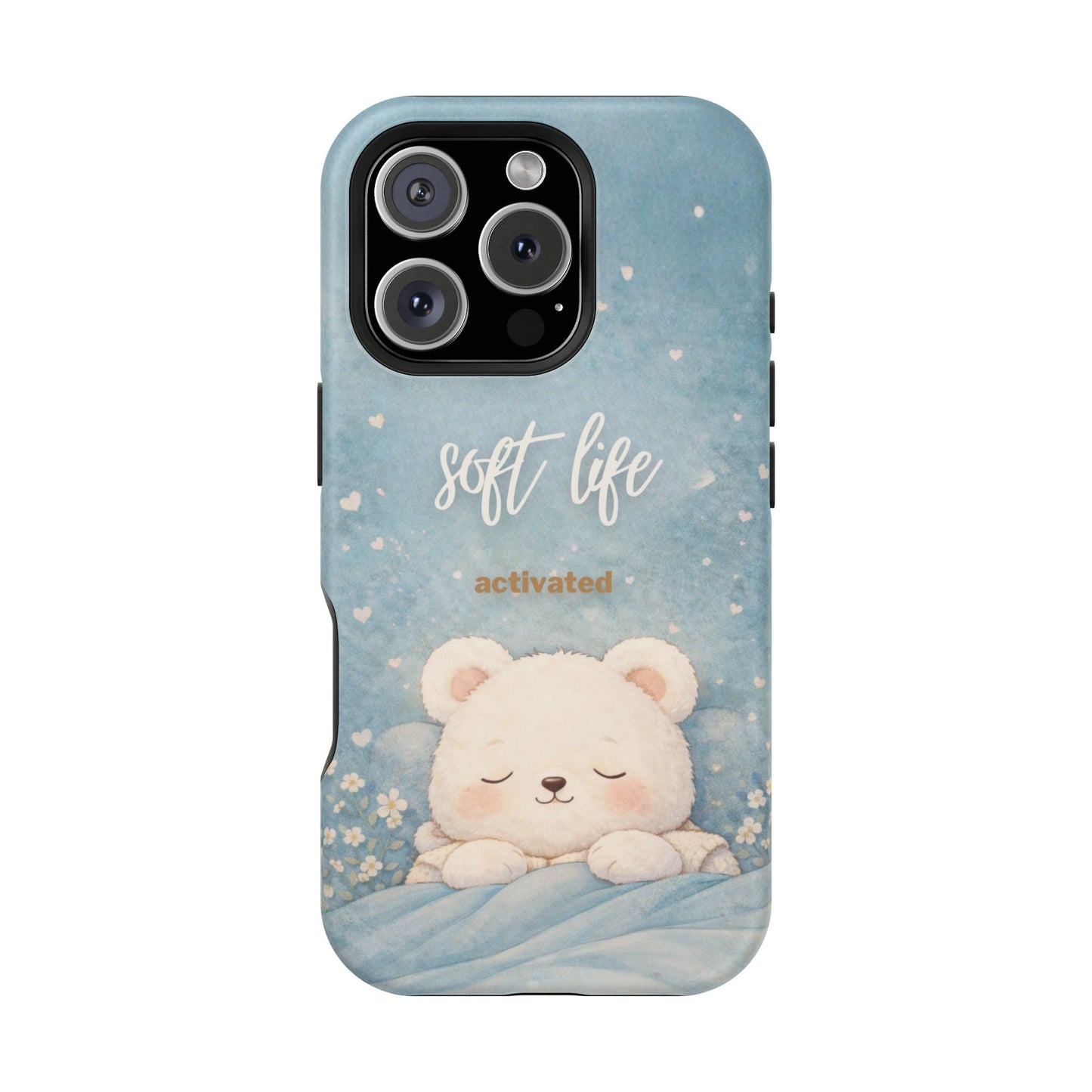 Soft Life Activated iPhone Case | Bear Design