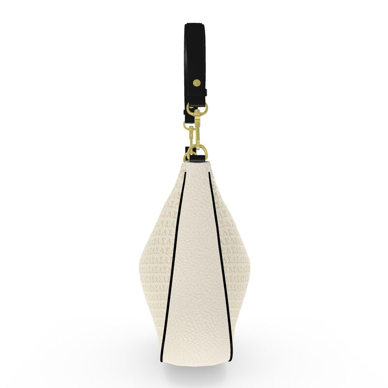 Le Petit Teddy™ Curve Hobo Bag — Creme Monogram