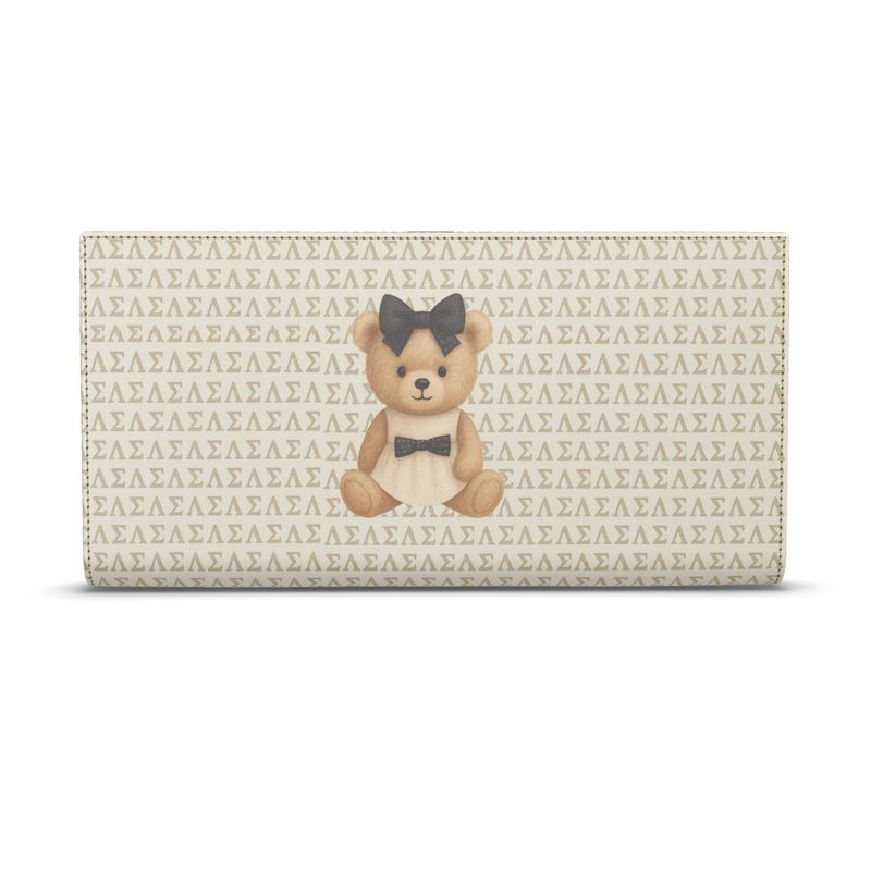 Le Petit Teddy™ Travel Wallet – Creme Monogram