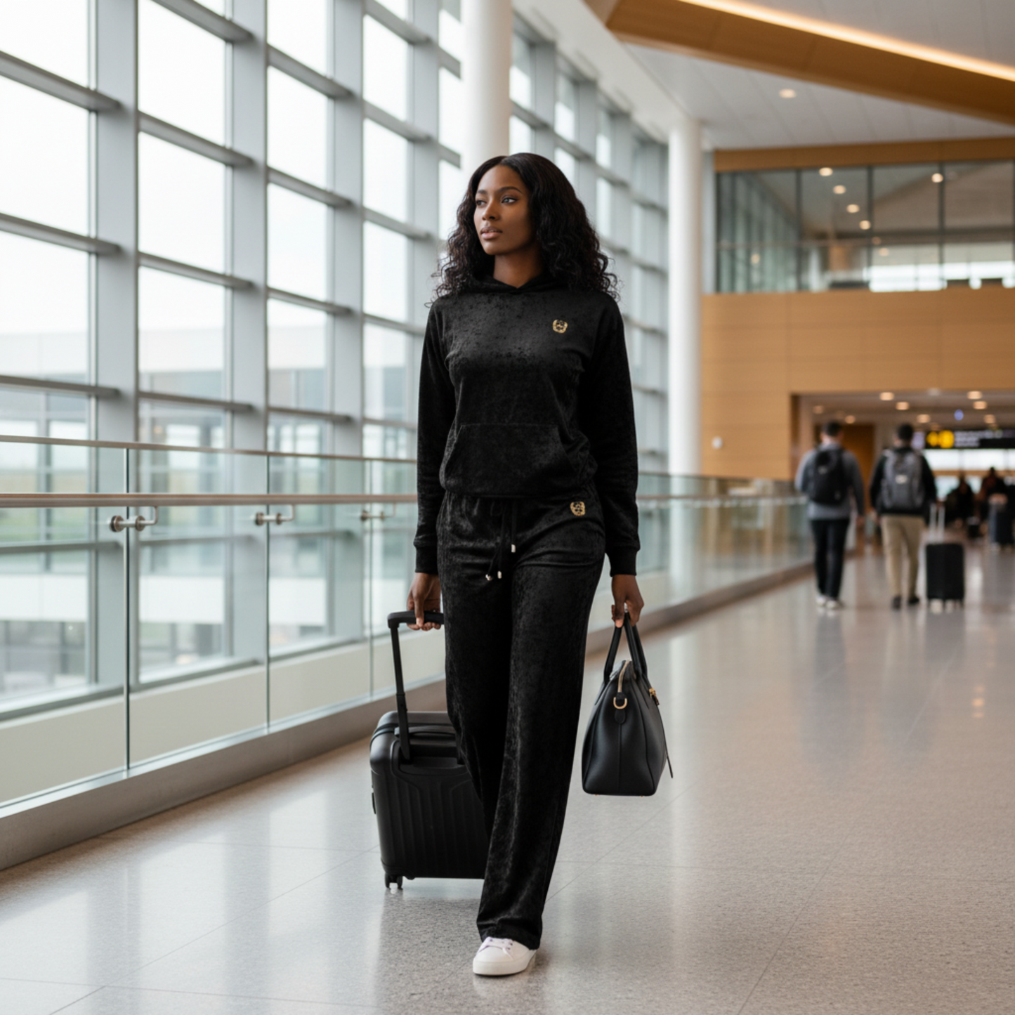 Soft Life Society™ Luxe Lounge Trousers | Crest Edition