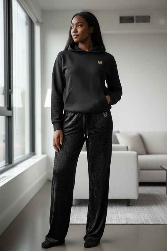 Soft Life Society™ Luxe Lounge Trousers | Crest Edition