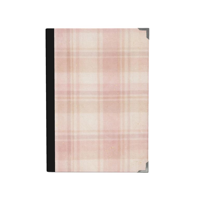 Soft Life Plaid™ Journal — Blush Calm Edition