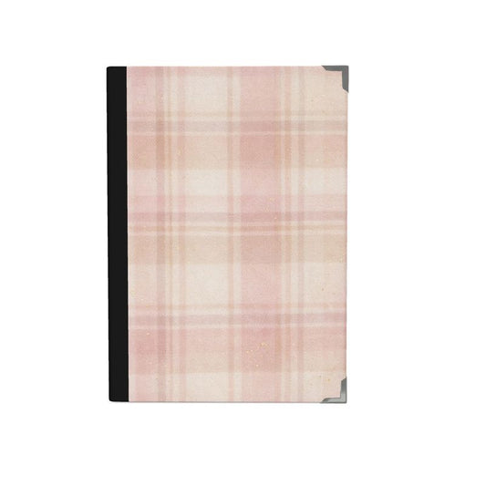 Soft Life Plaid™ Journal — Blush Calm Edition