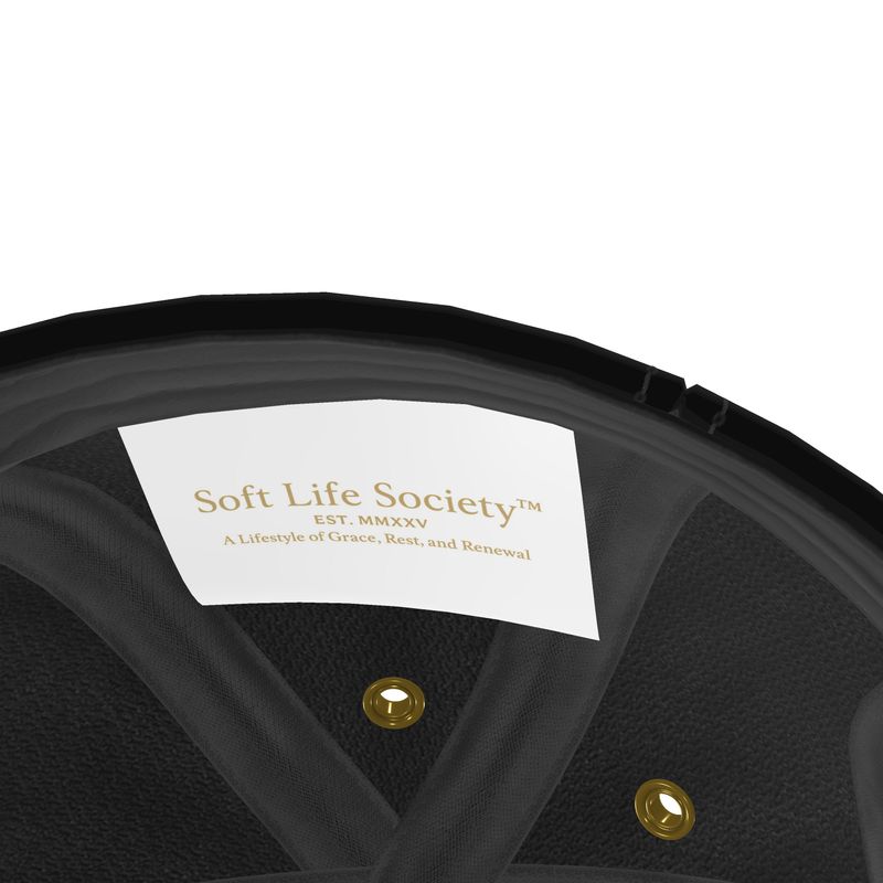 Loved Black Designer Baseball Cap | Soft Life Society™ Affirmation Hat