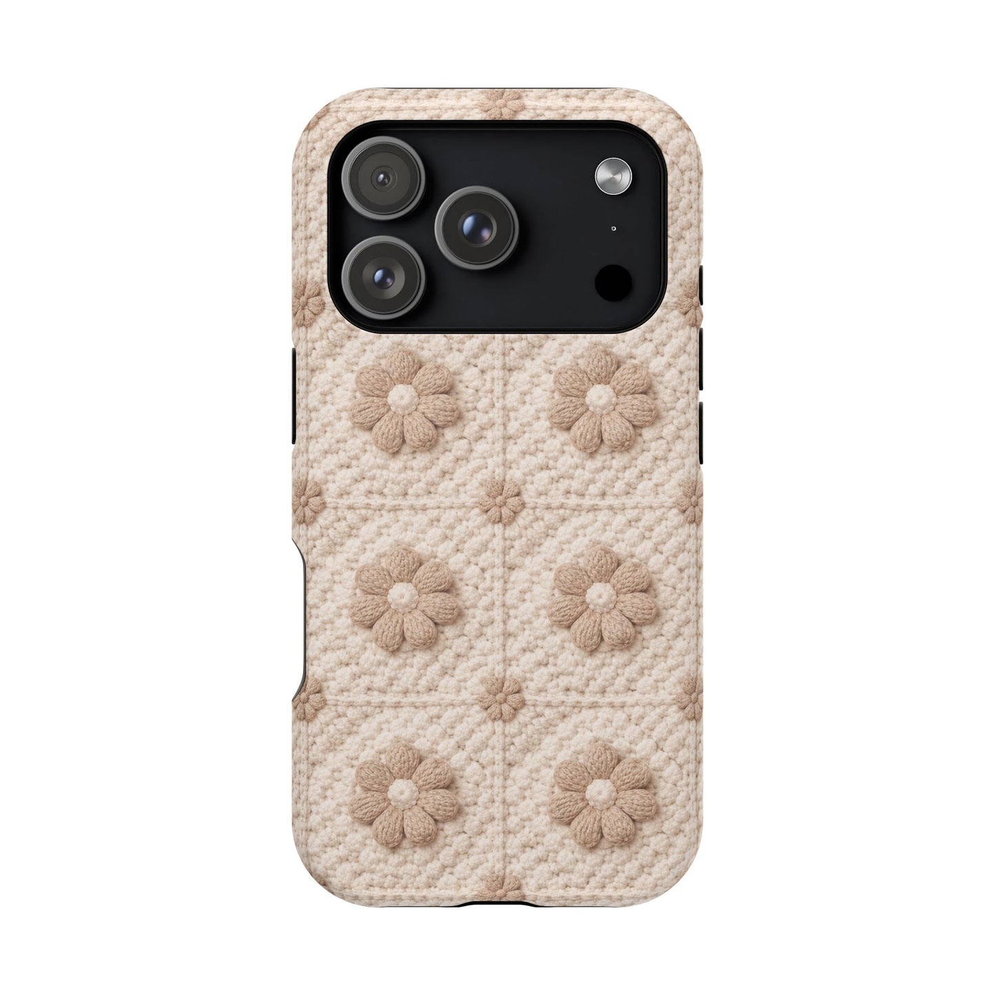 Soft Life Crochet iPhone Case | Diamond Pattern