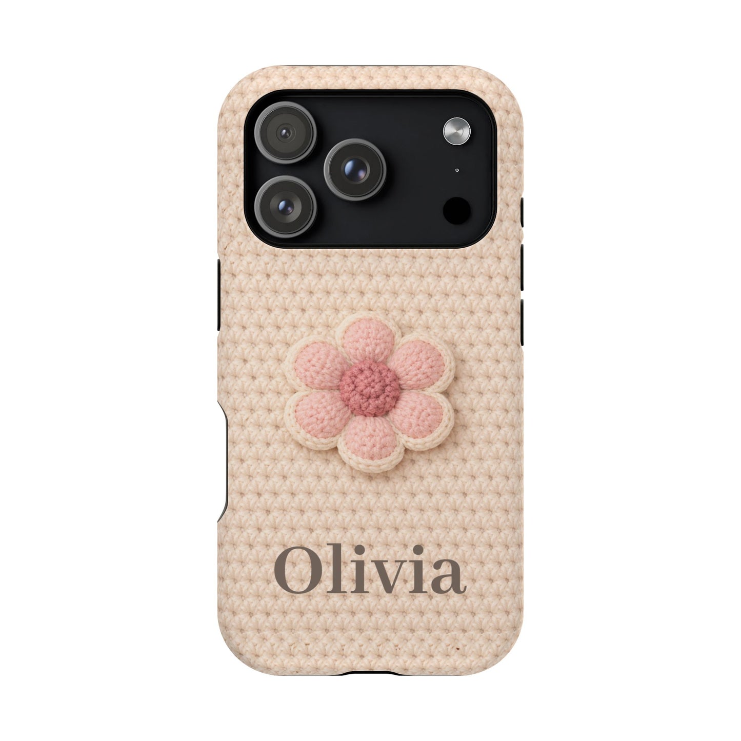Soft Life Crochet iPhone Case | Personalized