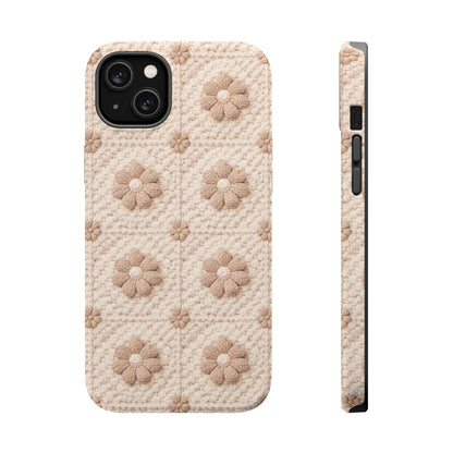 Soft Life Crochet iPhone Case | Diamond Pattern