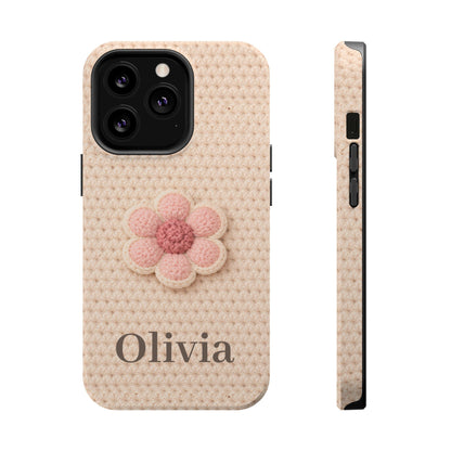 Soft Life Crochet iPhone Case | Personalized