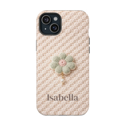 Soft Life Crochet iPhone Case | Floral Design