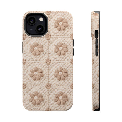 Soft Life Crochet iPhone Case | Diamond Pattern